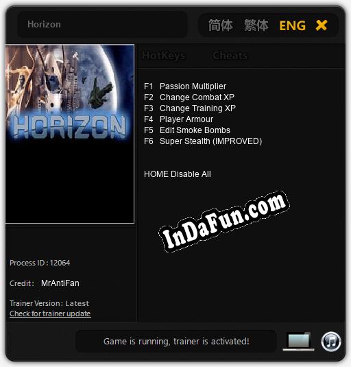 Horizon: TRAINER AND CHEATS (V1.0.79)