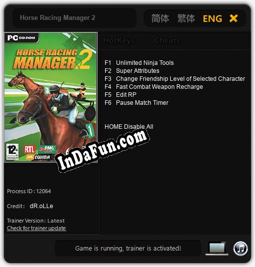 Trainer for Horse Racing Manager 2 [v1.0.8]