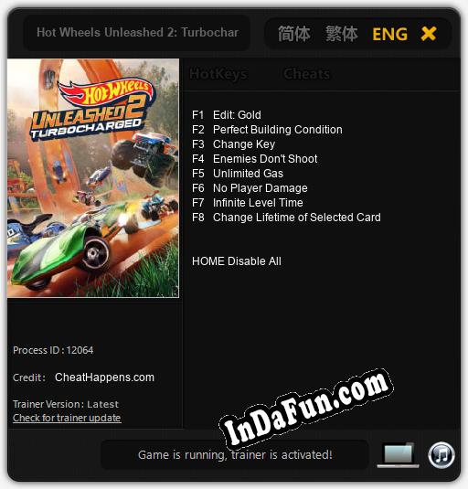 Hot Wheels Unleashed 2: Turbocharged: Trainer +8 [v1.1]