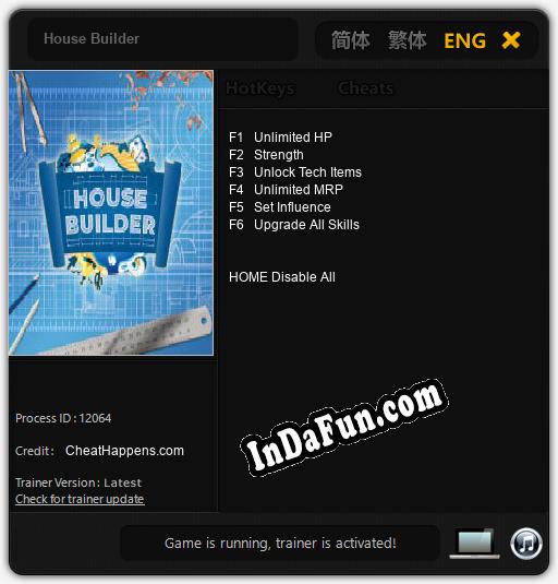 House Builder: Trainer +6 [v1.5]