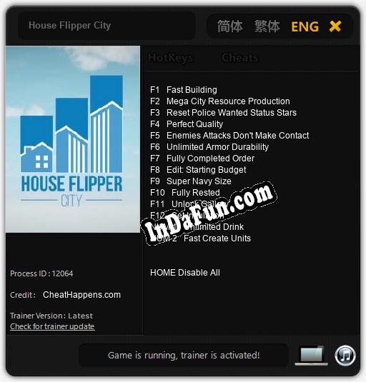 House Flipper City: Cheats, Trainer +14 [CheatHappens.com]