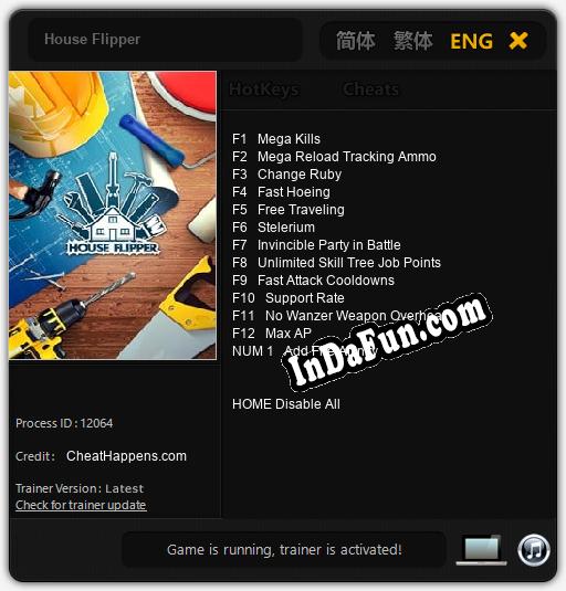 Trainer for House Flipper [v1.0.3]