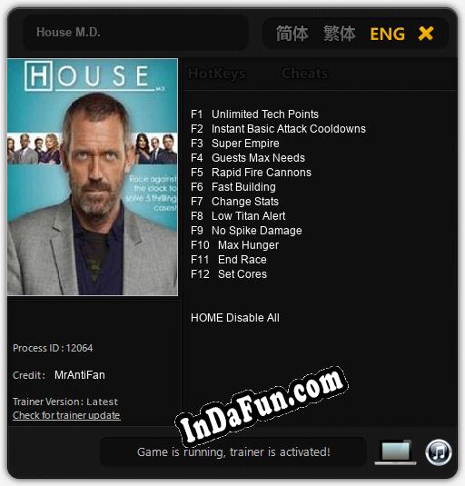 House M.D.: TRAINER AND CHEATS (V1.0.13)