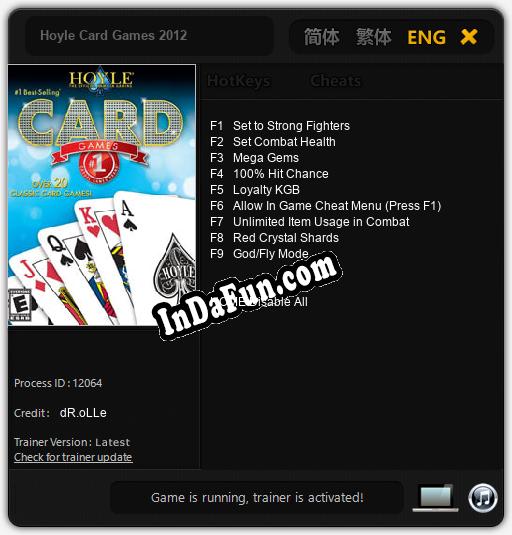 Hoyle Card Games 2012: TRAINER AND CHEATS (V1.0.51)