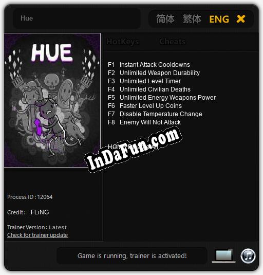 Trainer for Hue [v1.0.9]