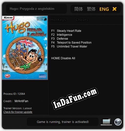 Hugo: Przygoda z angielskim: TRAINER AND CHEATS (V1.0.93)