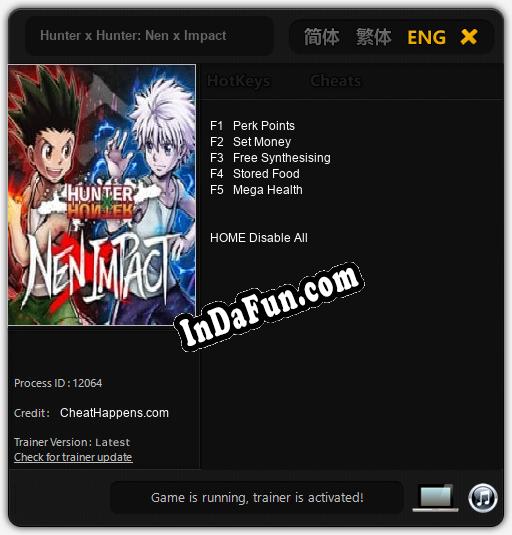 Hunter x Hunter: Nen x Impact: Trainer +5 [v1.5]