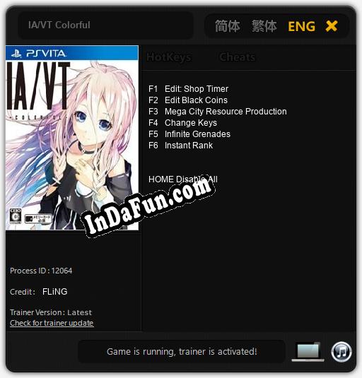 IA/VT Colorful: Cheats, Trainer +6 [FLiNG]