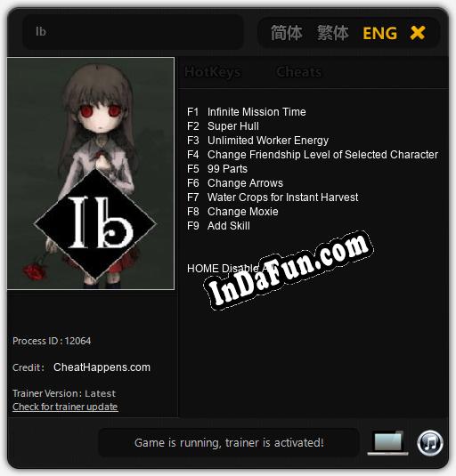 Ib: TRAINER AND CHEATS (V1.0.55)