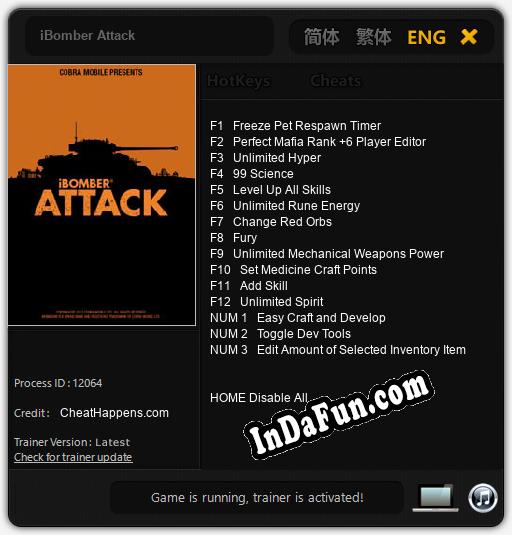 iBomber Attack: TRAINER AND CHEATS (V1.0.35)