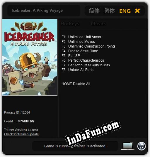 Trainer for Icebreaker: A Viking Voyage [v1.0.5]