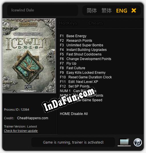 Icewind Dale: Trainer +15 [v1.6]