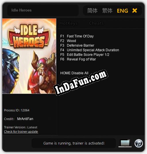 Idle Heroes: Cheats, Trainer +6 [MrAntiFan]