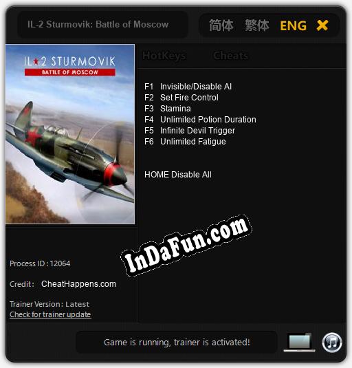 IL-2 Sturmovik: Battle of Moscow: Cheats, Trainer +6 [CheatHappens.com]