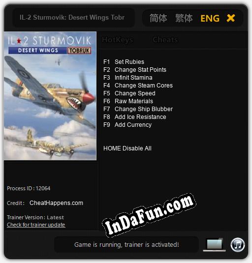 IL-2 Sturmovik: Desert Wings Tobruk: Cheats, Trainer +9 [CheatHappens.com]