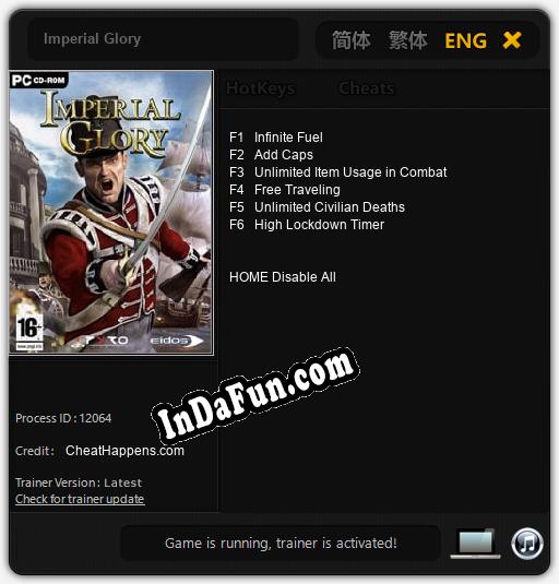 Imperial Glory: Cheats, Trainer +6 [CheatHappens.com]