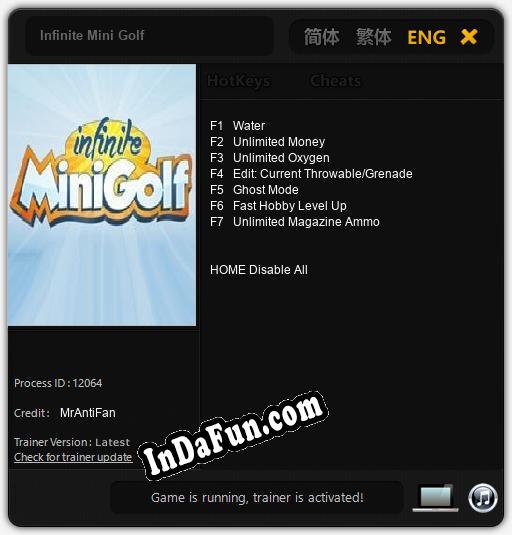 Infinite Mini Golf: TRAINER AND CHEATS (V1.0.45)