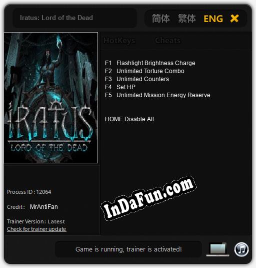 Iratus: Lord of the Dead: Trainer +5 [v1.1]