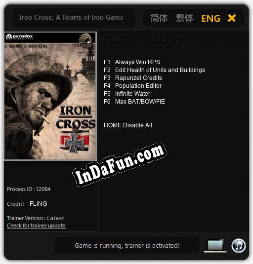 Iron Cross: A Hearts of Iron Game: Cheats, Trainer +6 [FLiNG]