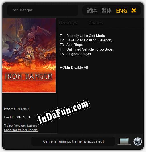 Iron Danger: Cheats, Trainer +5 [dR.oLLe]