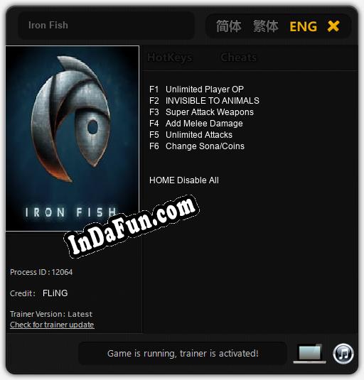 Trainer for Iron Fish [v1.0.6]