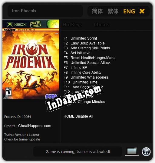 Iron Phoenix: TRAINER AND CHEATS (V1.0.84)