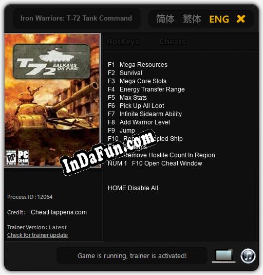 Iron Warriors: T-72 Tank Command: TRAINER AND CHEATS (V1.0.86)