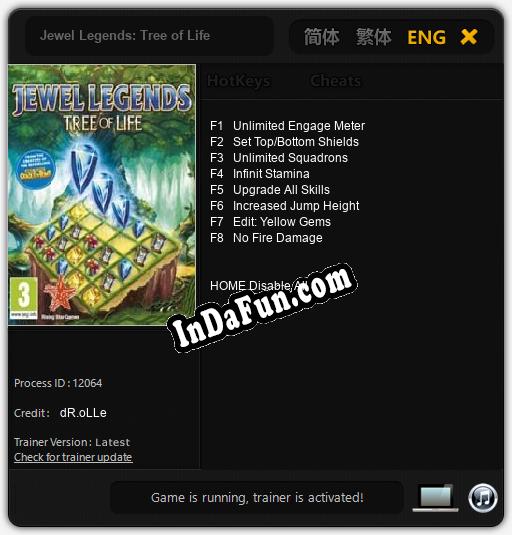 Jewel Legends: Tree of Life: TRAINER AND CHEATS (V1.0.78)
