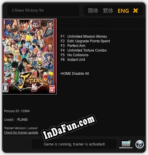 J-Stars Victory Vs: TRAINER AND CHEATS (V1.0.4)
