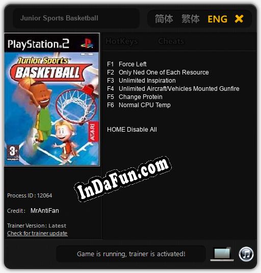 Junior Sports Basketball: TRAINER AND CHEATS (V1.0.43)