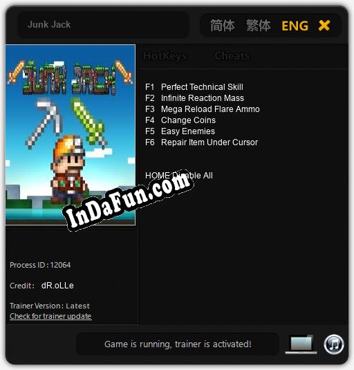 Junk Jack: Cheats, Trainer +6 [dR.oLLe]