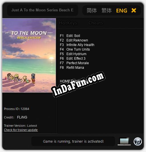 Just A To the Moon Series Beach Episode: TRAINER AND CHEATS (V1.0.32)