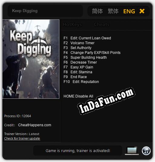 Keep Digging: Trainer +10 [v1.7]