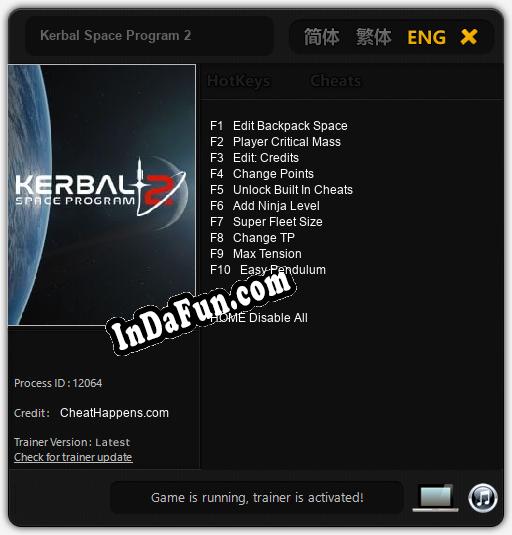 Kerbal Space Program 2: Trainer +10 [v1.4]