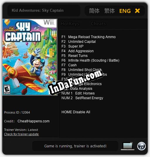 Kid Adventures: Sky Captain: TRAINER AND CHEATS (V1.0.91)