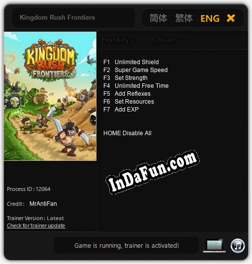 Kingdom Rush Frontiers: Trainer +7 [v1.1]