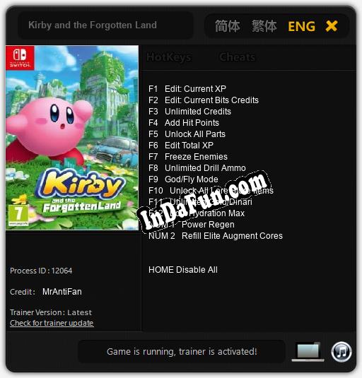 Kirby and the Forgotten Land: Cheats, Trainer +14 [MrAntiFan]