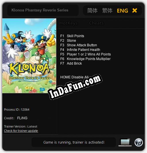 Klonoa Phantasy Reverie Series: Trainer +7 [v1.1]