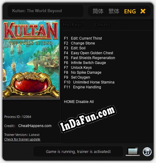 Kultan: The World Beyond: Trainer +11 [v1.8]