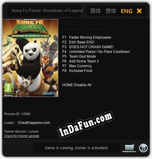 Kung Fu Panda: Showdown of Legendary Legends: TRAINER AND CHEATS (V1.0.51)