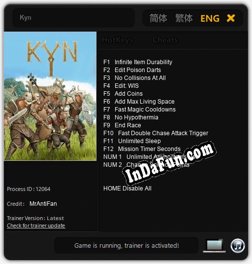 Trainer for Kyn [v1.0.5]