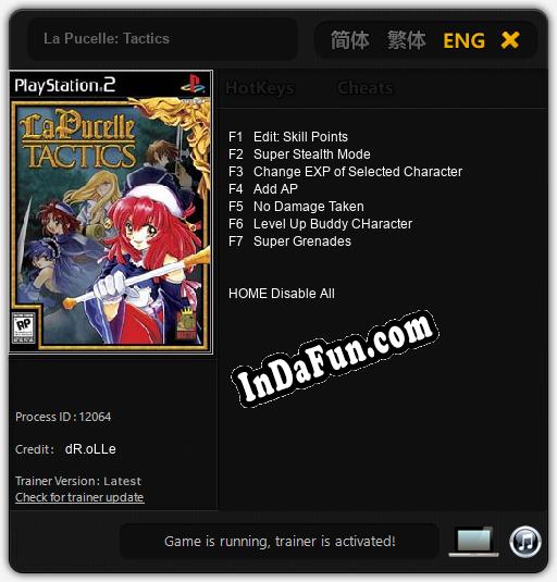 Trainer for La Pucelle: Tactics [v1.0.1]