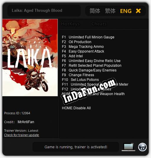 Laika: Aged Through Blood: Cheats, Trainer +13 [MrAntiFan]