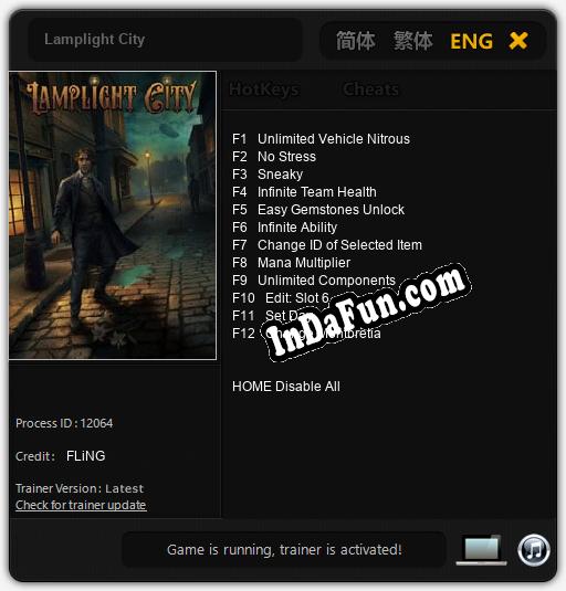 Lamplight City: Trainer +12 [v1.4]