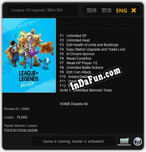 League of Legends: Wild Rift: Cheats, Trainer +13 [FLiNG]