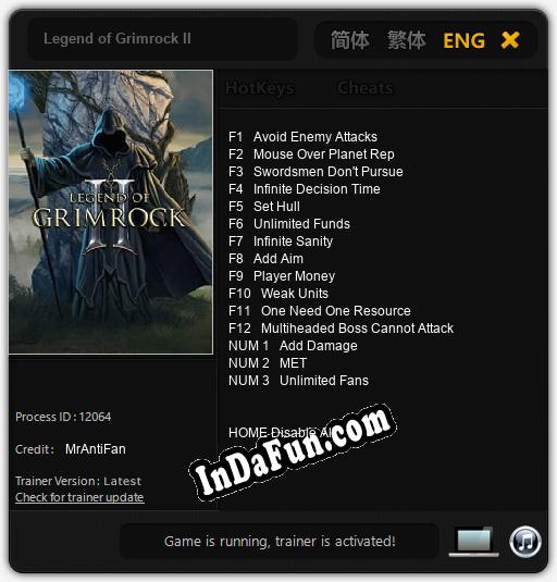 Legend of Grimrock II: Trainer +15 [v1.7]
