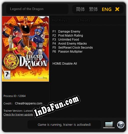 Legend of the Dragon: Cheats, Trainer +6 [CheatHappens.com]