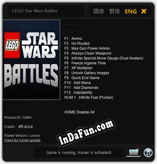 LEGO Star Wars Battles: Cheats, Trainer +13 [dR.oLLe]