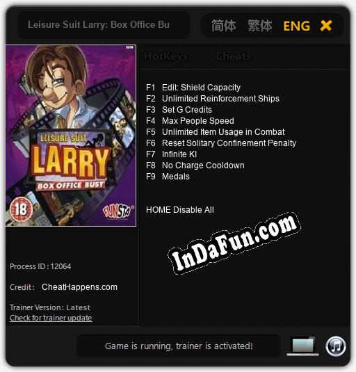 Leisure Suit Larry: Box Office Bust: Trainer +9 [v1.8]