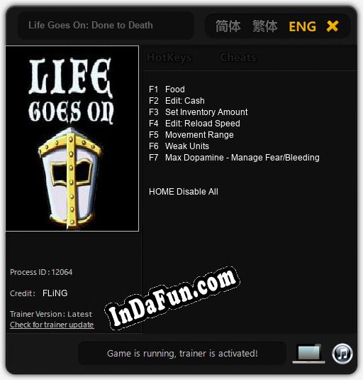 Life Goes On: Done to Death: Trainer +7 [v1.8]